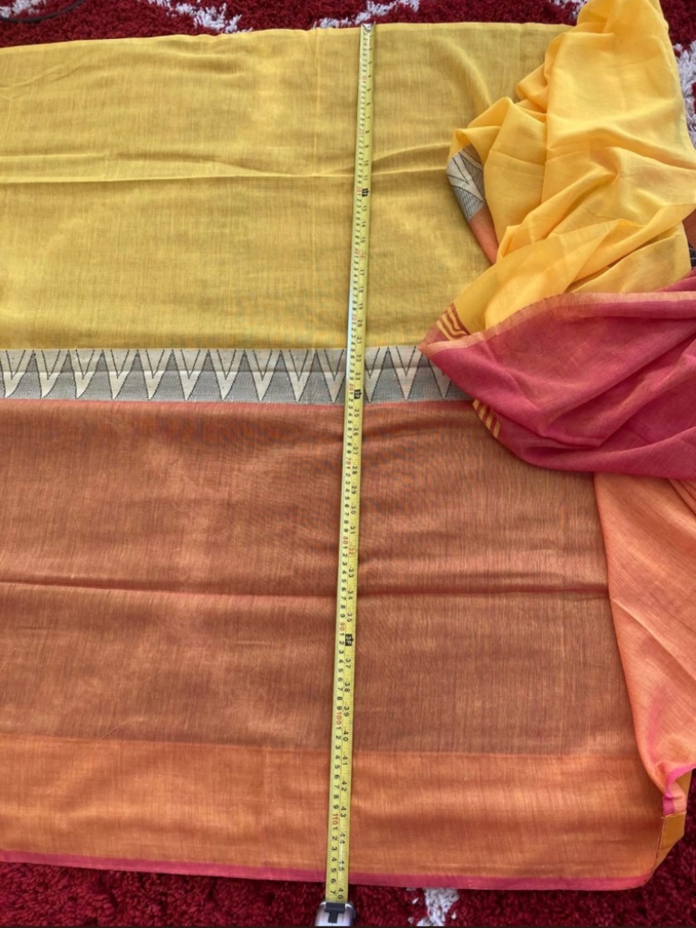 Linen saree - Picture 10 of 10
